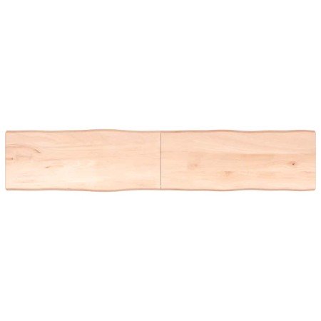 Tablero de mesa madera maciza borde natural 200x40x(2-4) cm en Tableros para mesas | Comprar online en Foro24
