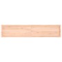 Tablero de mesa madera maciza borde natural 200x40x(2-4) cm en Tableros para mesas | Comprar online en Foro24