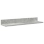 Juego de mueble de TV de 4 piezas 4 pcs Gris hormigón
