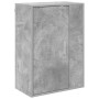 Juego de mueble de TV de 4 piezas 4 pcs Gris hormigón