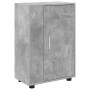 Juego de mueble de TV de 4 piezas 4 pcs Gris hormigón