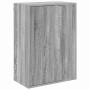 Juego de mueble de TV de 4 piezas 4 pcs Gris sonoma