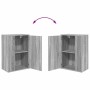 Juego de mueble de TV de 4 piezas 4 pcs Gris sonoma