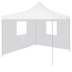 Professional folding tent with 2 white steel walls 3x3 m by vidaXL, Tents and gazebos - Ref: Foro24-48862, Price: 160,49 €, D...