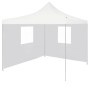 Professionelles Faltzelt mit 2 weißen Stahlwänden 3x3 m von vidaXL, Zelte und Pavillons - Ref: Foro24-48862, Preis: 160,49 €,...