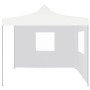 Professionelles Faltzelt mit 2 weißen Stahlwänden 3x3 m von vidaXL, Zelte und Pavillons - Ref: Foro24-48862, Preis: 160,49 €,...