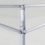 Professionelles Faltzelt mit 2 weißen Stahlwänden 3x3 m von vidaXL, Zelte und Pavillons - Ref: Foro24-48862, Preis: 160,49 €,...