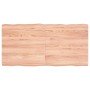 Tablero mesa madera tratada borde natural marrón 120x60x(2-6)cm en Tableros para mesas | Comprar online en Foro24