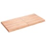 Tablero mesa madera tratada borde natural marrón 120x60x(2-6)cm en Tableros para mesas | Comprar online en Foro24