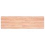 Tablero mesa madera tratada borde natural marrón 140x40x(2-6)cm en Tableros para mesas | Comprar online en Foro24
