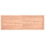 Tablero mesa madera tratada borde natural marrón 160x50x(2-4)cm en Tableros para mesas | Comprar online en Foro24