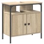 Juego de muebles de baño 3 pcs Roble Sonoma 33 x 33 x 185.5 cm