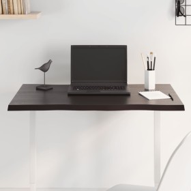 Tablero mesa madera tratada roble borde vivo marrón 80x60x2 cm Tablero mesa madera tratada roble borde vivo marrón 80x60x2 cm