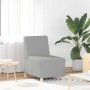 Unidad de Sofá Modular sin Brazos 2 pcs Gris nube
