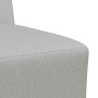 Unidad de Sofá Modular sin Brazos 2 pcs Gris nube