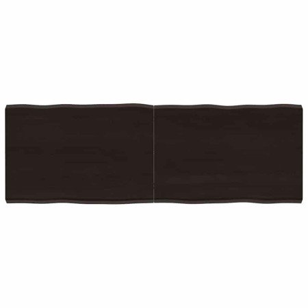 Tablero mesa madera tratada borde vivo marrón 120x40x(2-4) cm en Tableros para mesas | Comprar online en Foro24