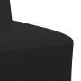 Unidad de Sofá Modular sin Brazos 2 pcs Negro 55 x 74 x 82 cm