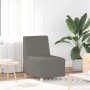 Unidad de Sofá Modular sin Brazos 2 pcs Gris claro
