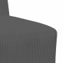 Unidad de Sofá Modular sin Brazos 2 pcs Gris oscuro