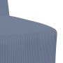 Unidad de Sofá Modular sin Brazos 2 pcs Azul 55 x 74 x 82 cm