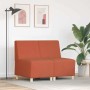 Unidad de Sofá Modular sin Brazos 2 pcs Naranja 55 x 74 x 82 cm
