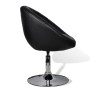 Taburete de bar cuero sintético negro de vidaXL, Taburetes de cocina - Ref: Foro24-240449, Precio: 108,89 €, Descuento: %
