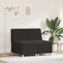 Unidad de Sofá Modular sin Brazos 2 pcs Gris oscuro