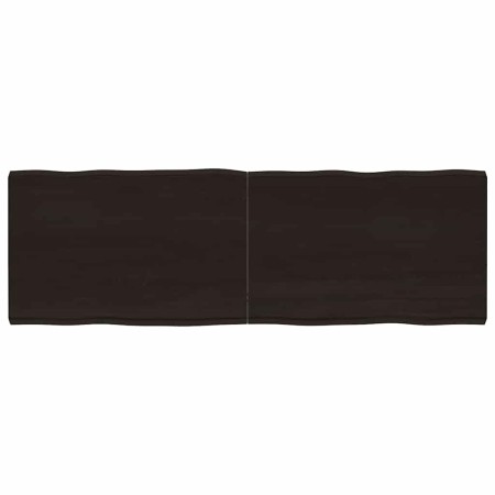 Tablero mesa madera tratada borde vivo marrón 180x60x(2-6) cm en Tableros para mesas | Comprar online en Foro24