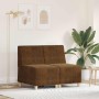 Sofá Sillón 2 pcs Marrón 55 x 74 x 82 cm