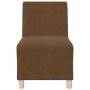Sofá Sillón 2 pcs Marrón 55 x 74 x 82 cm