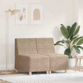 Sofá Sillón 2 pcs Gris Claro 55 x 74 x 82 cm