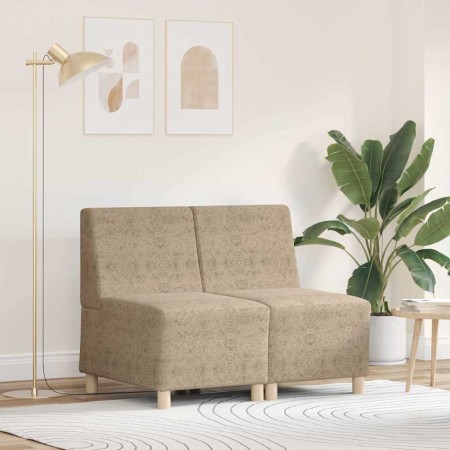 Sofá Sillón 2 pcs Gris Claro 55 x 74 x 82 cm