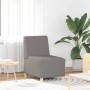 Unidad de Sofá Modular sin Brazos 3 pcs Taupé 55 x 74 x 82 cm