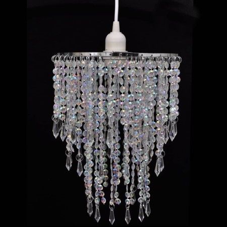 Elegante Pendelleuchte mit Kristallen, 22,5 x 30,5 cm von vidaXL, Kronleuchter - Ref: Foro24-241116, Preis: 28,50 €, Rabatt: %