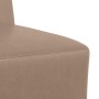 Unidad de Sofá Modular sin Brazos 3 pcs Capuchino