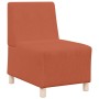 Unidad de Sofá Modular sin Brazos 3 pcs Naranja 55 x 74 x 82 cm