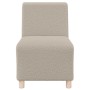 Unidad de Sofá Modular sin Brazos 3 pcs Gris claro