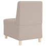 Unidad de Sofá Modular sin Brazos 3 pcs Gris claro