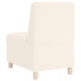 Unidad de Sofá Modular sin Brazos 3 pcs Crema 55 x 74 x 82 cm