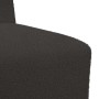 Unidad de Sofá Modular sin Brazos 3 pcs Gris oscuro