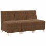 Sofá Sillón 3 pcs Marrón 55 x 74 x 82 cm