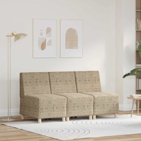 Sofá Sillón 3 pcs Gris Claro 55 x 74 x 82 cm