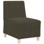 Sofá Sillón 3 pcs Verde 55 x 74 x 82 cm Cuero de ante sintético