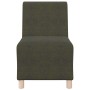 Sofá Sillón 3 pcs Verde 55 x 74 x 82 cm Cuero de ante sintético