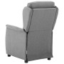 Sillón reclinable Gris claro 67.5 x 93.5 x 101.5 cm tela