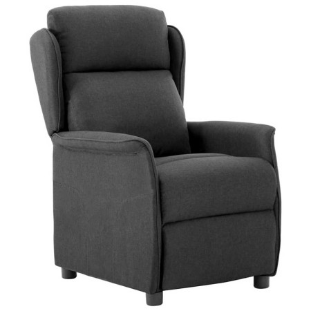 Sillón reclinable Gris oscuro 67.5 x 93.5 x 101.5 cm tela