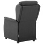 Sillón reclinable Gris oscuro 67.5 x 93.5 x 101.5 cm tela