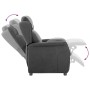 Sillón reclinable Gris oscuro 67.5 x 93.5 x 101.5 cm tela