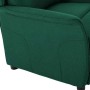 Sillón reclinable Verde oscuro 67.5 x 93.5 x 101.5 cm tela