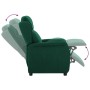 Sillón reclinable Verde oscuro 67.5 x 93.5 x 101.5 cm tela